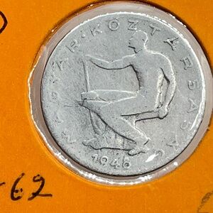 Hungary 1948 50 Filler Foreign Coin